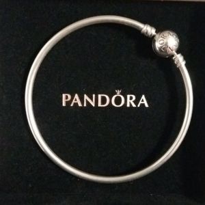 Pandora silver charm bangle